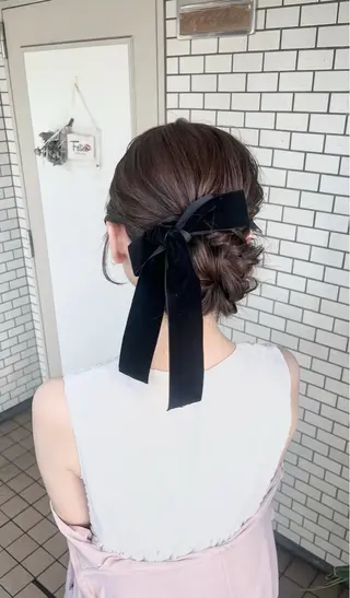 ロング 参列♡デートゆるふわ ヘアメイク🎀みゆうのヘアスタイル