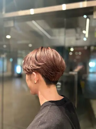 カラー メンズ AMBERGLEAM Hair&Cloth Yoga所属・Ryo☘縮毛矯正/ メンズ/ブリーチ/のヘアスタイル