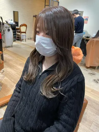 ロング 亀川蓮 Agu hairのヘアスタイル