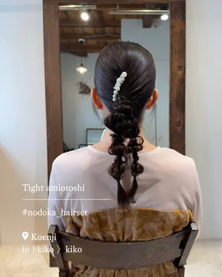 ロング ヘアアレンジ お呼ばれセット🕊️ 高円寺/太田和のヘアスタイル