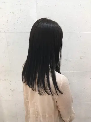ロング カラー 斉藤 貴也のヘアスタイル
