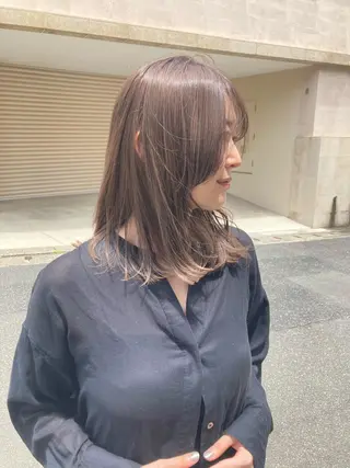 ミディアム カラー パーマ BRUNTJET所属・MAEDA MADOKAのヘアスタイル