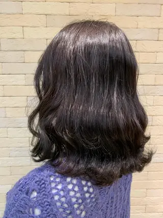 ミディアム カラー 艶髪レイヤー上田 紗也🇰🇷💗のヘアスタイル