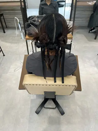 ヘアアレンジ 🫧松尾彩舞樹🫧 アレンジ/艶カラー✨のヘアスタイル