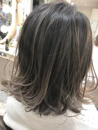 ミディアム カラー ヘアアレンジ 🌟イメチェン美容師 🌟清水 大輝のヘアスタイル