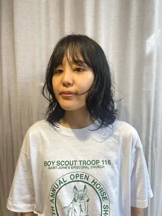 ミディアム パーマ なかまみさと 🌼極上ヘッドスパのヘアスタイル