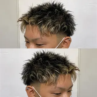 ショート カラー メンズ メンズ専門店 店長 小柳 裕夢のヘアスタイル