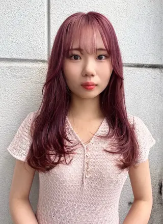 ロング カラー aoi /ニュアンス /透明感カラーのヘアスタイル