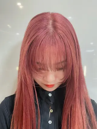 ロング カラー ハイトーン/ブリーチ /ウルフ⛓️MAKIのヘアスタイル