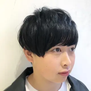 ショート メンズ ニュアンスカラー🫧 加納のヘアスタイル