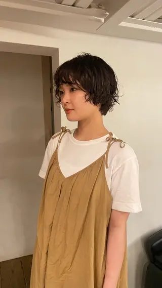 ショート パーマ 原宿/ケパーマ 🧺ユウマのヘアスタイル