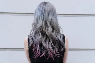 ロング カラー 永野 成知のヘアスタイル