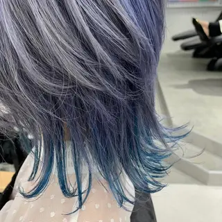 セミロング カラー パーマ ヘアアレンジ メンズ キッズ ネイル マツエク・マツパ アイブロウ mona/ ストレートスタイル✨のヘアスタイル