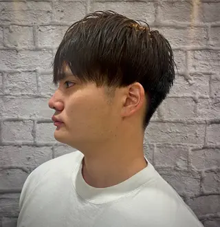 ミディアム 無料メンズカット❗️ 佐藤光のヘアスタイル