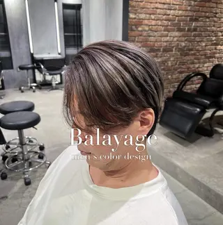 ミディアム バレイヤージュ職人 🔥代表YU-SHIのヘアスタイル