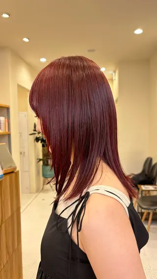 ミディアム よこやま なぎさのヘアスタイル