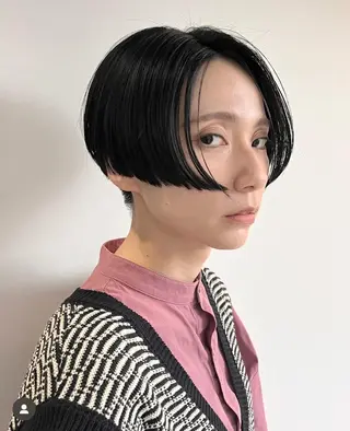 ショート カラー ブリーチモデル募集 古内柊のヘアスタイル