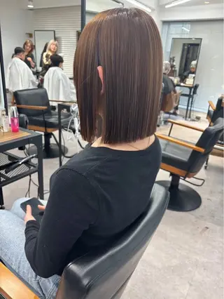 ミディアム ️暖色/透明感カラー 🌸ひなた🌸のヘアスタイル