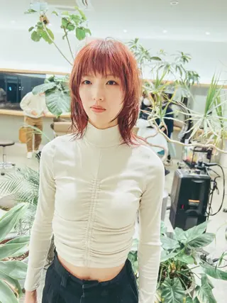 ミディアム カラー つくばUtooe's 副店長　寺沢颯のヘアスタイル