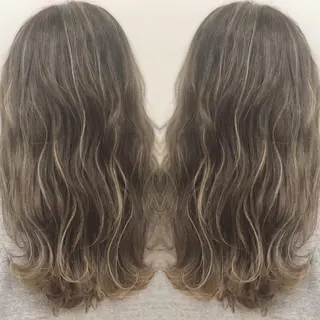 セミロング カラー TOTAL BEAUTY BREK 袋井店所属・BREK 袋井店のヘアスタイル