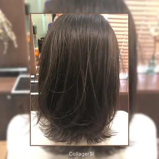 ミディアム カラー 💫髪質改善矯正 MIHO💫のヘアスタイル