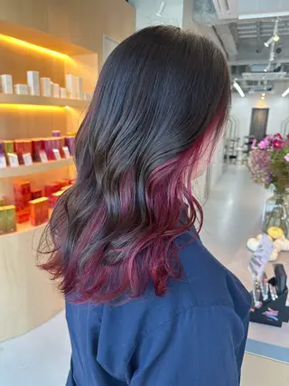 セミロング 池村美月 @透明感カラーのヘアスタイル