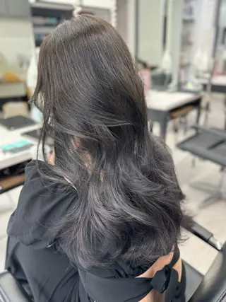 セミロング 映える顔まわり/前髪 特化 💗 ユキマのヘアスタイル