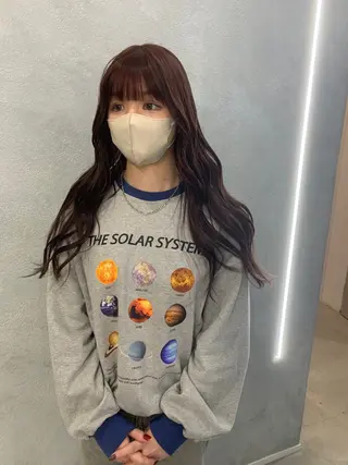 ロング カラー kanon hair所属・新木 愛花のヘアスタイル
