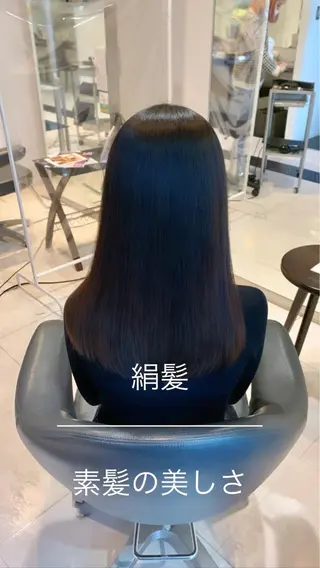 ロング 👑松山ストレート/ メンズヘア/龍仁👑のヘアスタイル