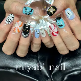 ネイル miyabi nail 桂川駅近くのネイルデザイン
