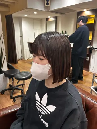 ショート YUZA grow hair 【ユーザ グロウ ヘア】所属・縮毛矯正/似合わせ カット/伊藤はるかのヘアスタイル