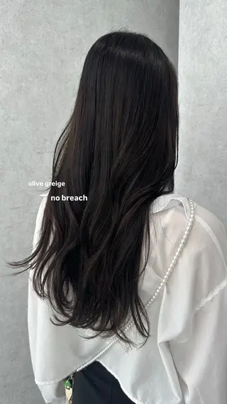 ロング カラー v-lab studio所属・韓国レイヤーカット/ 艶カラー/ noaのヘアスタイル