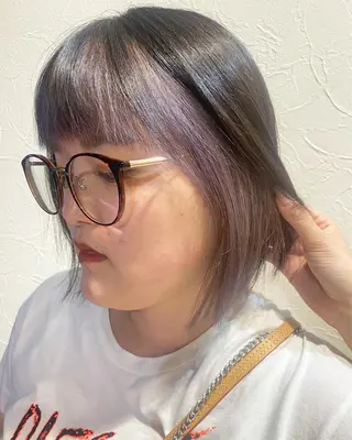 ミディアム カラー 韓国レイヤーカット/ 顔周りカットtamaのヘアスタイル