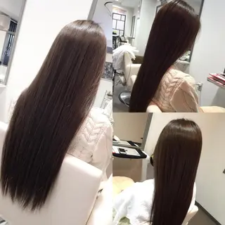 ロング カラー 吉本 yoshimotoのヘアスタイル