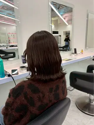 ミディアム カラー ヘアアレンジ 🤍透明感カラー🤍 似合わせ🤍AINEのヘアスタイル