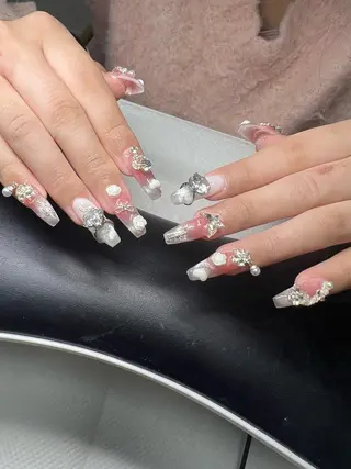 ネイル Lee Nails チップ長さだし専門店のネイルデザイン