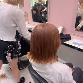 カラー 愛され暖色♥️モテ 艶髪♥️りなのヘアスタイル