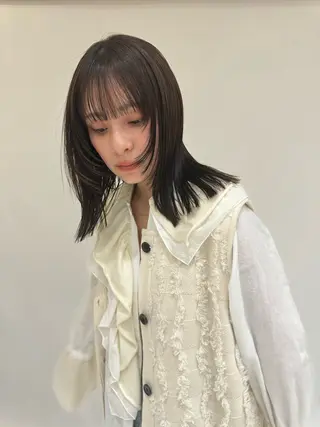 ミディアム watanabe mioのヘアスタイル