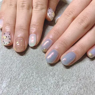 カラー ネイル Cozy_ ilumのネイルデザイン