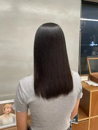 ロング 鶴井 美空のヘアスタイル