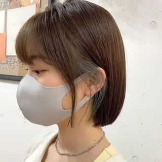 ミディアム カラー 🪭risa 暖色/レイヤー🪭のヘアスタイル