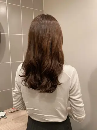 ロング パーマ FILMS所属・宮城 星のヘアスタイル