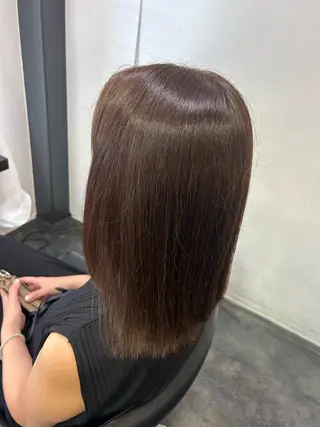 ミディアム 福井 愛瑠のヘアスタイル