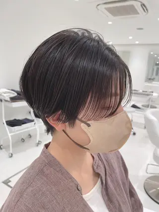 ショート カラー パーマ uru所属・🪼ショート推し🪼 坂本大樹のヘアスタイル