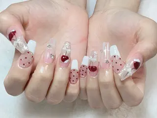 ネイル 長さだし/持込/ ins風ネイル/Umのネイルデザイン