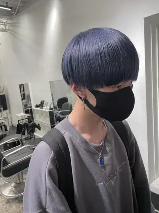 カラー ヘアアレンジ メンズ 艶ハイトーン/ヘア アレンジAYAKAのヘアスタイル