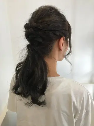 ヘアアレンジ GiseL天神カラー 髪質改善/ブリーチのヘアスタイル