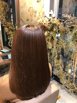 ロング カラー 和田 あやかのヘアスタイル