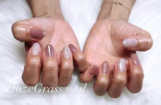 ミディアム HazeGrass NAILのネイルデザイン