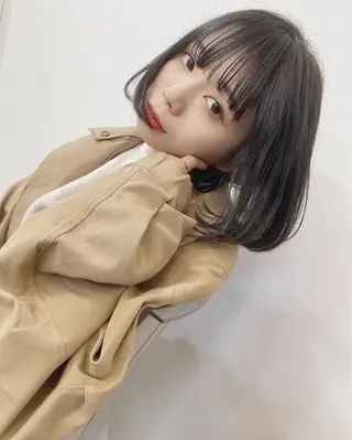 ミディアム Rune清水所属・Rune シュトウダイチのヘアスタイル